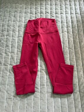 Lululemon Align High-Rise Pant 25" - Dark Red - Size 4